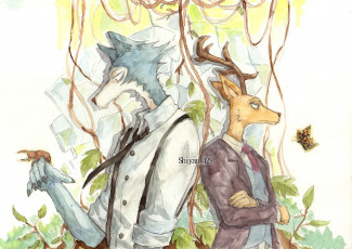 обоя аниме, beastars