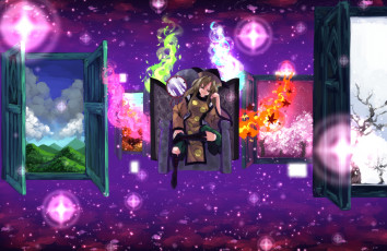 Картинка аниме touhou тоухоу