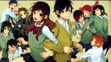 Картинка аниме hori-san+to+miyamura-kun hori san to miyamura kun