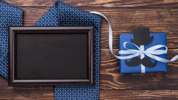 Картинка праздничные день+отца рамка галстук подарок