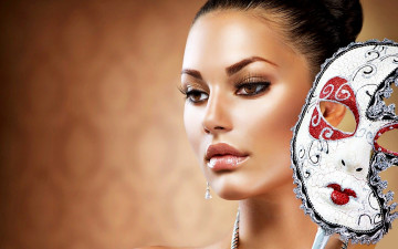 Картинка девушки анна+субботина маска