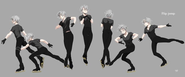 Обои картинки фото аниме, yuri on ice, victor, nikiforov