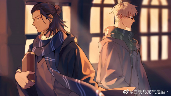 Обои картинки фото аниме, jujutsu kaisen, магическая, битва