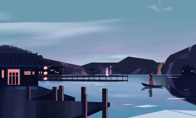 Обои картинки фото hill @honeyiling, аниме, mo dao zu shi, the, untamed, неукротимый, повелитель, чэньцин, мосян, тунсю, mo, dao, zu, shi, магистр, дьявольского, культа