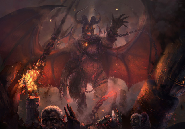 Обои картинки фото фэнтези, демоны, демон