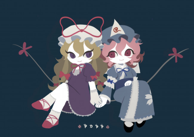 Обои картинки фото аниме, touhou, тоухоу