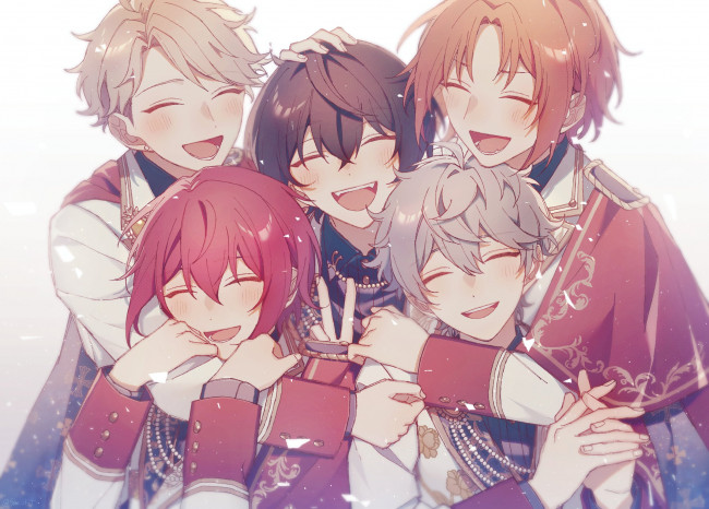 Обои картинки фото аниме, ensemble stars, ensemble, stars