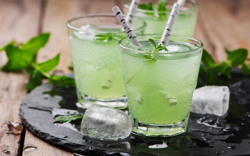 Картинка еда напитки +коктейль лед коктейль мятный