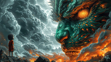 Картинка фэнтези существа нейросети графика нейроарт ai art нейронные сети рисунки нейро искусство нейрографика graphics neuroart neural networks drawings neuro neurography