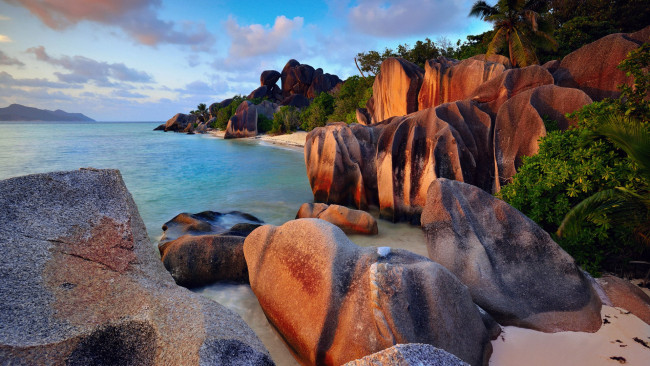 Обои картинки фото la digue island, seychelles, indian ocean, природа, побережье, la, digue, island, indian, ocean