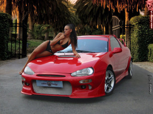 Картинка автомобили авто девушками