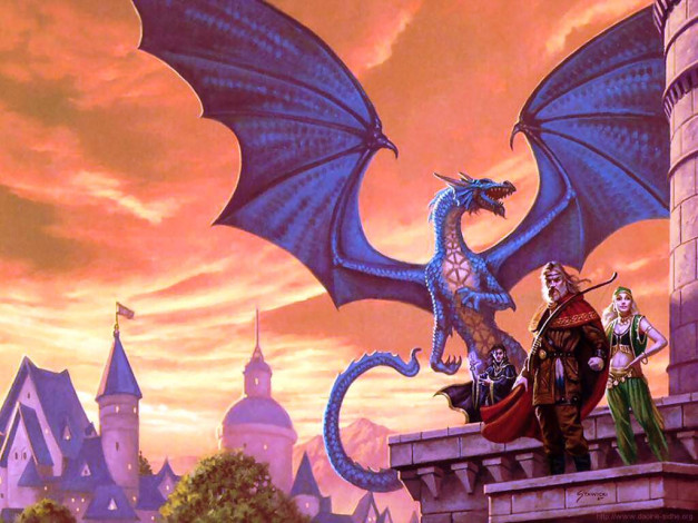 Обои картинки фото фэнтези, драконы