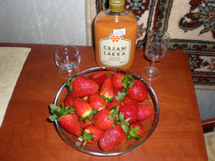 Картинка еда клубника земляника