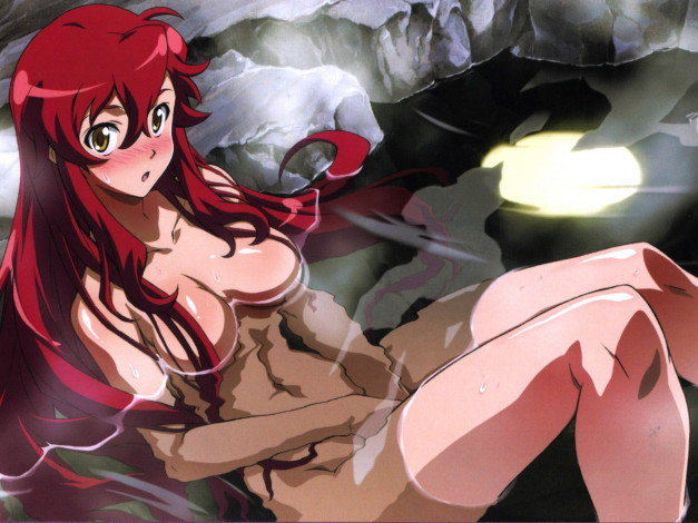 Обои картинки фото аниме, tengen, toppa, gurren, lagann, yoko, littner