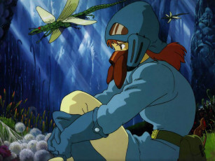 Картинка аниме nausicaa of the valley wind