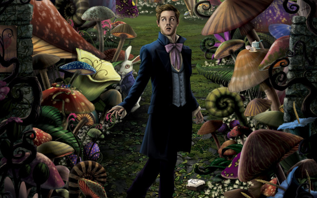 Обои картинки фото alice, in, wonderland, кино, фильмы