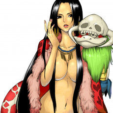 Картинка аниме one piece boa hancock