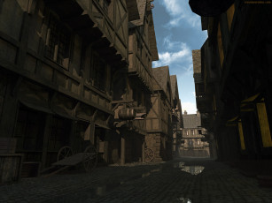 Картинка 3д графика architecture архитектура дома улица