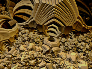 Картинка 3д графика fractal фракталы цвета узор фон