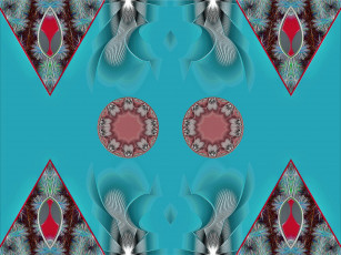 Картинка 3д графика fractal фракталы the melancholy of haruhi suzumiya