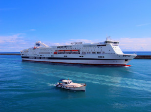 обоя корабли, разные, вместе, паром