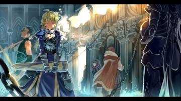 Картинка аниме fate zero stay night