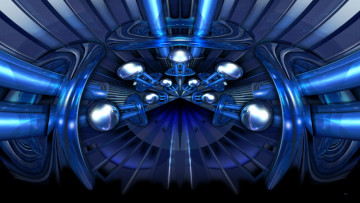 Картинка 3д графика fractal фракталы цвета фон узор