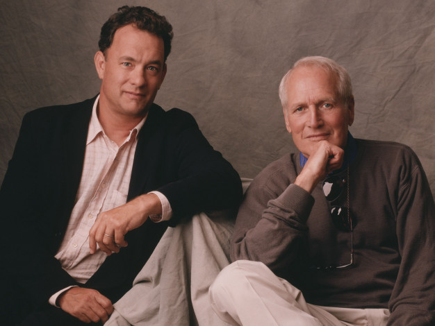 Обои картинки фото paul, newman, tom, hanks, мужчины, актер