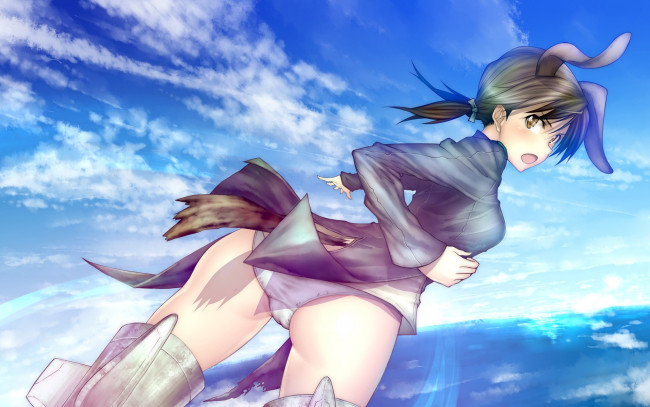 Обои картинки фото аниме, strike, witches