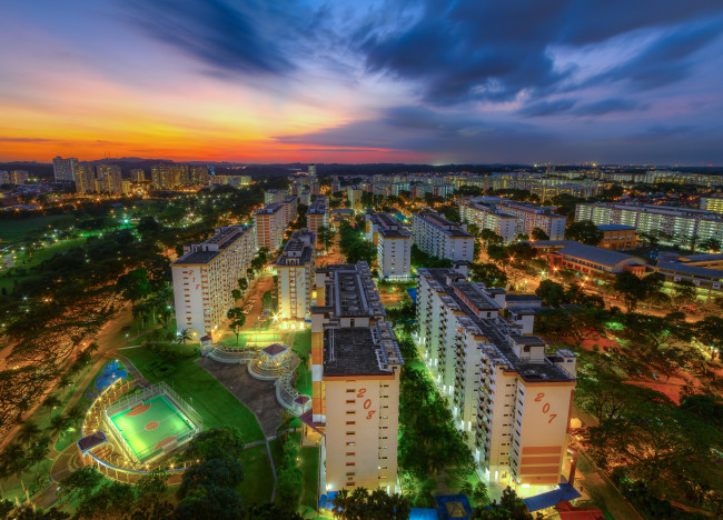Обои картинки фото города, сингапур, дома, здания