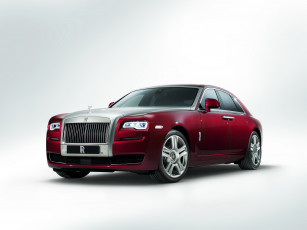 Картинка 2014+rolls-royce+ghost+series+ii автомобили rolls-royce бордовый тюнинг ghost