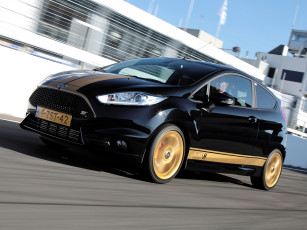 обоя автомобили, ford, темный, 2014г, st-h, fiesta