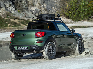 обоя автомобили, mini, r61, adventure, paceman, зеленый, 2014