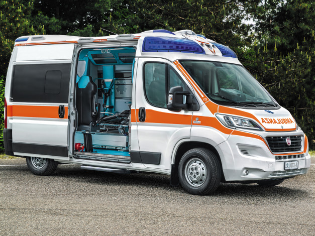 Обои картинки фото автомобили, скорая помощь, 2014г, ambitalia, qtx-r, ambulanza, ducato, fiat