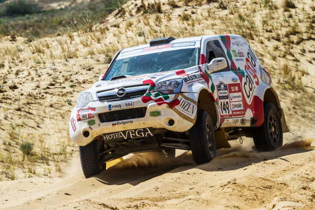 Обои картинки фото автомобили, opel, ралли, antara