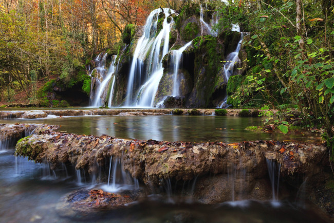 Обои картинки фото природа, водопады, поток, вода