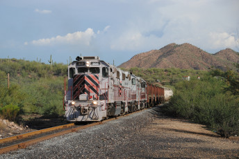 Картинка техника поезда локомотив рельсы дорога железная состав