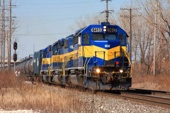 Картинка техника поезда состав локомотив рельсы дорога железная