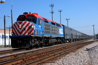 Картинка техника поезда дорога железная состав локомотив рельсы