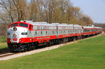 Картинка техника поезда состав локомотив рельсы дорога железная