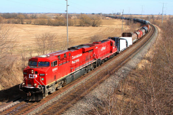 Картинка техника поезда состав локомотив рельсы дорога железная