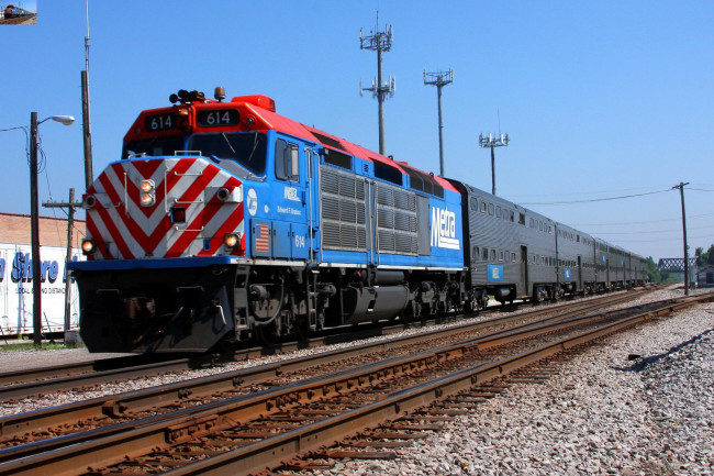 Обои картинки фото техника, поезда, дорога, железная, состав, локомотив, рельсы