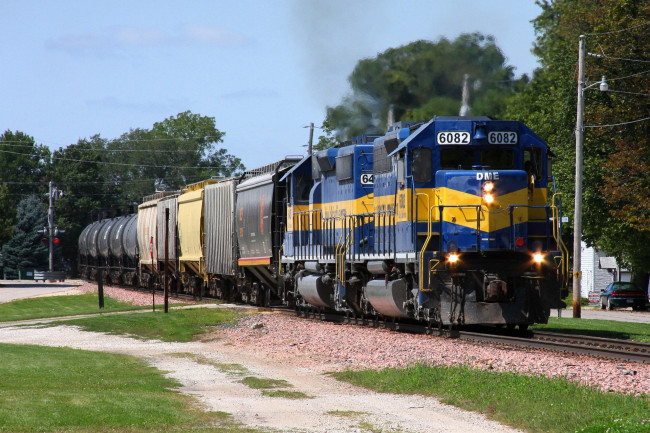 Обои картинки фото техника, поезда, рельсы, дорога, железная, состав, локомотив