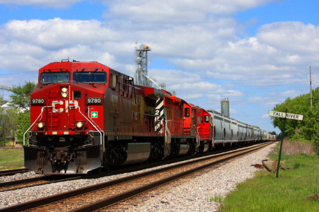 Обои картинки фото техника, поезда, рельсы, состав, локомотив, дорога, железная