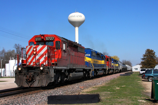 Обои картинки фото техника, поезда, состав, локомотив, рельсы, дорога, железная