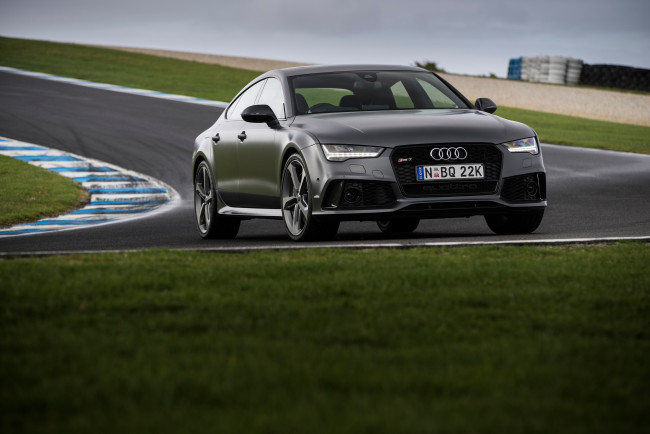 Обои картинки фото автомобили, audi, au-spec, sportback, rs, 7, 2015г