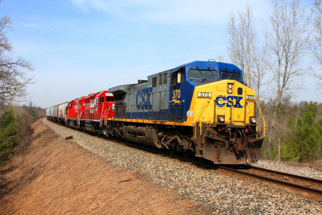 Обои картинки фото техника, поезда, дорога, железная, состав, локомотив, рельсы