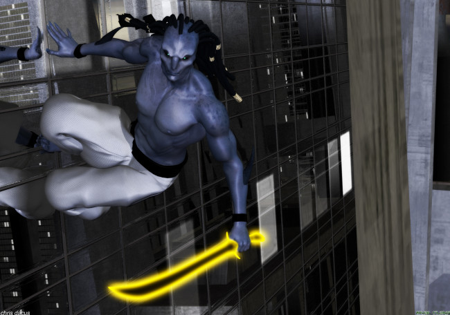 Обои картинки фото 3д графика, существа , creatures, оружие, фон, халк, взгляд