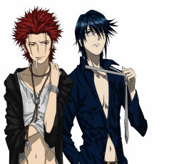 Картинка аниме k+project парни