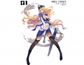 Картинка аниме оружие +техника +технологии девушка